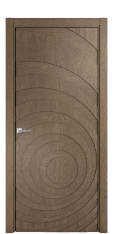 Дверь межкомнатная Capriccio 03 Цвет Дуб Мускат Покрытие Шпон натуральный  Наличник L 75 Цена 65800