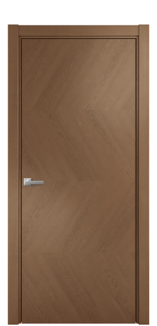 Дверь межкомнатная Unit 01 Цвет Дуб Темный Покрытие Шпон натуральный  Наличник L 75 Цена 58200