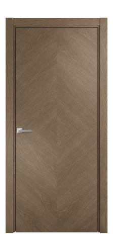 Дверь межкомнатная Unit 02 Цвет Дуб Мускат Покрытие Шпон натуральный  Наличник L 75 Цена 58200