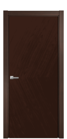 Дверь межкомнатная Unit 03 Цвет Каштановый Орех Покрытие Шпон натуральный  Наличник L 75 Цена 59400