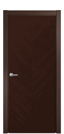 Дверь межкомнатная Unit 04 Цвет Каштановый Орех Покрытие Шпон натуральный  Наличник L 75 Цена 59400