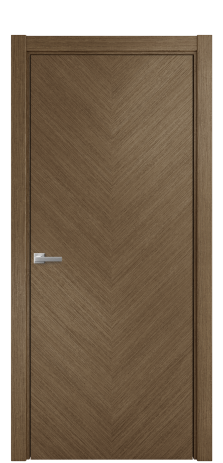 Дверь межкомнатная Unit 04 Цвет Дуб Шоколад Покрытие Шпон масло  Наличник L 75 Цена 57025