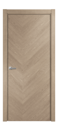 Дверь межкомнатная Unit 05 Цвет Дуб Песочный Покрытие Шпон натуральный  Наличник L 75 Цена 54600