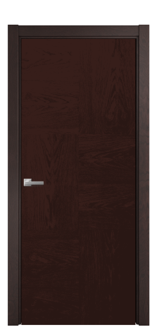 Дверь межкомнатная Unit 06 Цвет Мореный Дуб Покрытие Шпон натуральный  Наличник L 75 Цена 58200