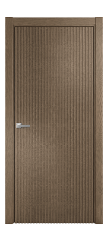 Дверь межкомнатная Spline Цвет Дуб Мускат Покрытие Шпон натуральный  Наличник L 75 Цена 64550