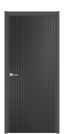 Дверь межкомнатная Сплайн Цвет Антрацит Покрытие Эмаль  Наличник L 50 Цена 60618