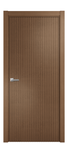 Дверь межкомнатная Spline Цвет Дуб Темный Покрытие Шпон натуральный  Наличник L 75 Цена 65800