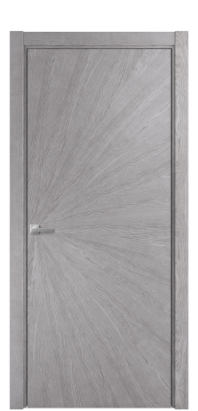 Дверь межкомнатная Unit 07 Цвет Дуб Кварц Покрытие Шпон натуральный  Наличник L 75 Цена 54250