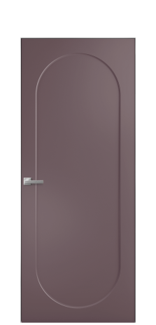 Дверь межкомнатная Anse 1 Цвет Лиловый Покрытие Эмаль  Наличник Скрытый короб хром Цена 69310