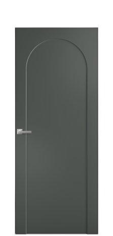 Дверь межкомнатная Anse 2 Цвет Пихтовый Покрытие Эмаль  Наличник Скрытый короб хром Цена 45893