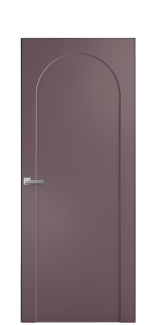 Дверь межкомнатная Anse 2 Цвет Лиловый Покрытие Эмаль  Наличник Скрытый короб хром Цена 45893