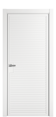 Дверь межкомнатная Space 01 Цвет Белый Покрытие Эмаль  Наличник L 75 Цена 49475