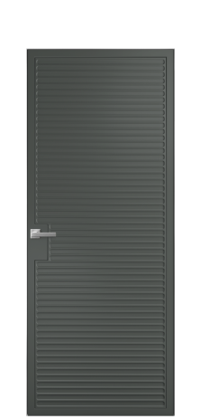 Дверь межкомнатная Space 01 Цвет Пихтовый Покрытие Эмаль  Наличник Скрытый короб хром Цена 69310