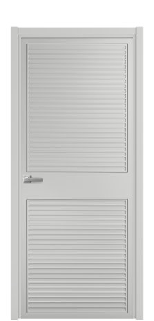 Дверь межкомнатная Space 02 Цвет Телегрей Покрытие Эмаль  Наличник L 50 Цена 49475