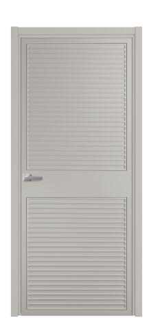 Дверь межкомнатная Space 02 Цвет Серый Шелк Покрытие Эмаль  Наличник L 50 Цена 52175