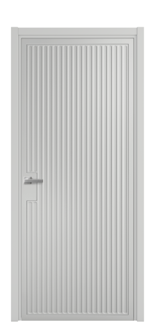 Дверь межкомнатная Space 12 Цвет Телегрей Покрытие Эмаль  Наличник L 50 Цена 52175