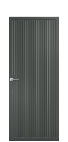 Дверь межкомнатная Space 12 Цвет Пихтовый Покрытие Эмаль  Наличник Скрытый короб хром Цена 69310