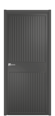 Дверь межкомнатная Space 22 Цвет Антрацит Покрытие Эмаль  Наличник L 50 Цена 52175