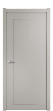 Дверь межкомнатная Podio 03 Цвет Серый Шелк Покрытие Эмаль  Наличник L 75 Цена 49475