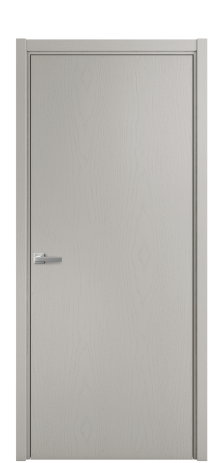 Дверь межкомнатная Порте 39-00 Цвет Ясень Серый Шелк Покрытие Шпон крашеный вертикаль Наличник L 50 Цена 41675