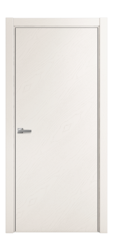 Дверь межкомнатная Porte 39-00 Цвет Ясень Молочный Покрытие Шпон крашеный диагональ Наличник L 75 Цена 47963