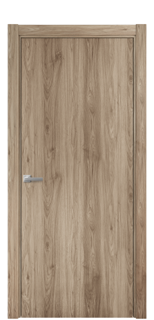 Дверь межкомнатная Porte 39-00 Цвет Орех NY смоук Покрытие ПВХ WOOD NATURAL Наличник L 75 Цена 27300