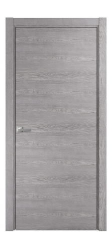 Дверь межкомнатная Porte 39-00 Цвет Дуб Кварц Покрытие Шпон натуральный горизонталь Наличник L 75 Цена 44900