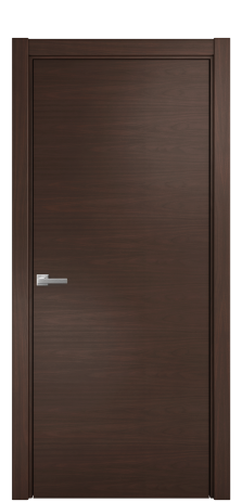 Дверь межкомнатная Porte 39-00 Цвет Каштановый Орех Покрытие Шпон натуральный горизонталь Наличник L 75 Цена 46350