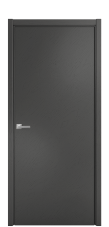 Дверь межкомнатная Porte 39-00 Цвет Ясень Антрацит Покрытие Шпон крашеный диагональ Наличник L 50 Цена 48088