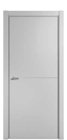 Дверь межкомнатная Slot 10-001 Цвет Телегрей Покрытие Эмаль  Наличник L 75 Цена 42675