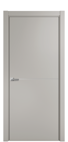 Дверь межкомнатная Слот 10-001 Цвет Серый Шелк Покрытие Эмаль  Наличник L 75 Цена 42675