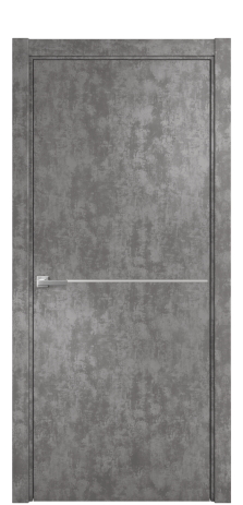 Дверь межкомнатная Slot 10-001 Цвет Ice cacao Покрытие ПВХ ORIGINAL Наличник L 75 Цена 28450