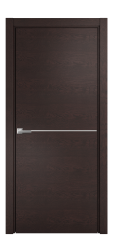 Дверь межкомнатная Slot 10-001 Цвет Мореный Дуб Покрытие Шпон натуральный  Наличник L 75 Цена 46050