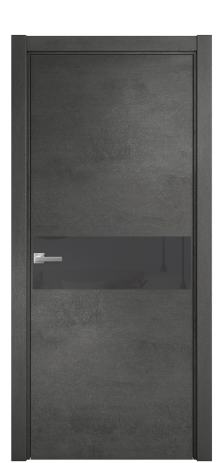 Дверь межкомнатная Ветро 11 Цвет Камень темный Покрытие ПВХ ФАКТУРНЫЕ Наличник L 75 Цена 34100