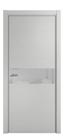 Дверь межкомнатная Ветро 11 Цвет Ясень Телегрей Покрытие Шпон крашеный  Наличник L 75 Цена 49275