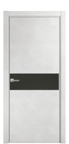 Дверь межкомнатная Ветро 11 Цвет Бетон известковый Покрытие ПВХ ФАКТУРНЫЕ Наличник L 75 Цена 34100