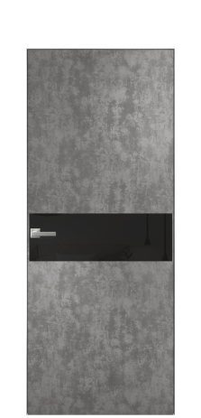 Дверь межкомнатная Vetro 11 Цвет Ice cacao Покрытие ПВХ ORIGINAL Наличник Скрытый короб хром Цена 41000