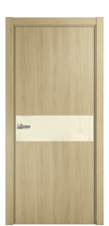 Дверь межкомнатная Vetro 11 Цвет Maderaira oak amber Покрытие ПВХ WOOD NATURAL Наличник L 75 Цена 33550