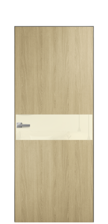 Дверь межкомнатная Vetro 11 Цвет Maderaira oak amber Покрытие ПВХ WOOD NATURAL Наличник Скрытый короб хром Цена 57610