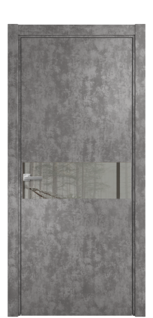 Дверь межкомнатная Vetro 11 Цвет Ice cacao Покрытие ПВХ ORIGINAL Наличник L 75 Цена 34050