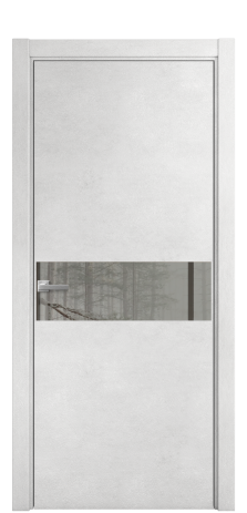 Дверь межкомнатная Vetro 11 Цвет Бетон известковый Покрытие ПВХ ORIGINAL Наличник L 75 Цена 34050