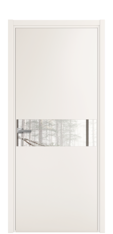 Дверь межкомнатная Vetro 11 Цвет Молочный Покрытие Эмаль  Наличник L 50 Цена 44675