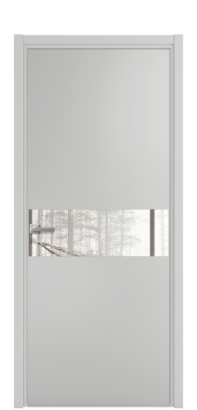 Дверь межкомнатная Vetro 11 Цвет Телегрей Покрытие Эмаль  Наличник L 50 Цена 44675