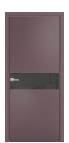 Дверь межкомнатная Vetro 11 Цвет Лиловый Покрытие Эмаль  Наличник L 50 Цена 44675