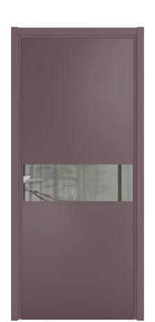 Дверь межкомнатная Vetro 11 Цвет Лиловый Покрытие Эмаль  Наличник L 50 Цена 45175