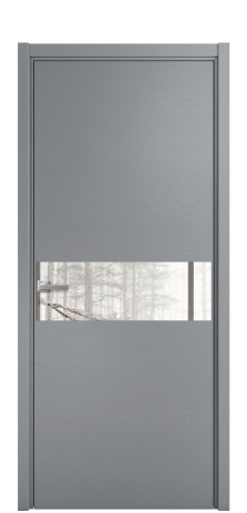 Дверь межкомнатная Vetro 11 Цвет Ясень Гриджио Покрытие Шпон крашеный  Наличник L 50 Цена 48025