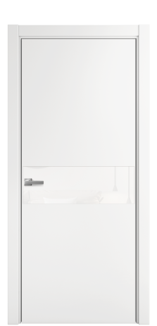 Дверь межкомнатная Ветро 11 Цвет Белый Покрытие Эмаль  Наличник L 75 Цена 45575