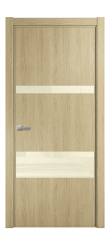 Дверь межкомнатная Vetro 12 Цвет Maderaira oak amber Покрытие ПВХ WOOD NATURAL Наличник L 75 Цена 33550