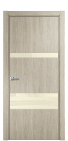 Дверь межкомнатная Vetro 12 Цвет Maderaira oak sand Покрытие ПВХ WOOD NATURAL Наличник L 75 Цена 33550