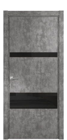 Дверь межкомнатная Vetro 12 Цвет Ice cacao Покрытие ПВХ ORIGINAL Наличник L 75 Цена 33550